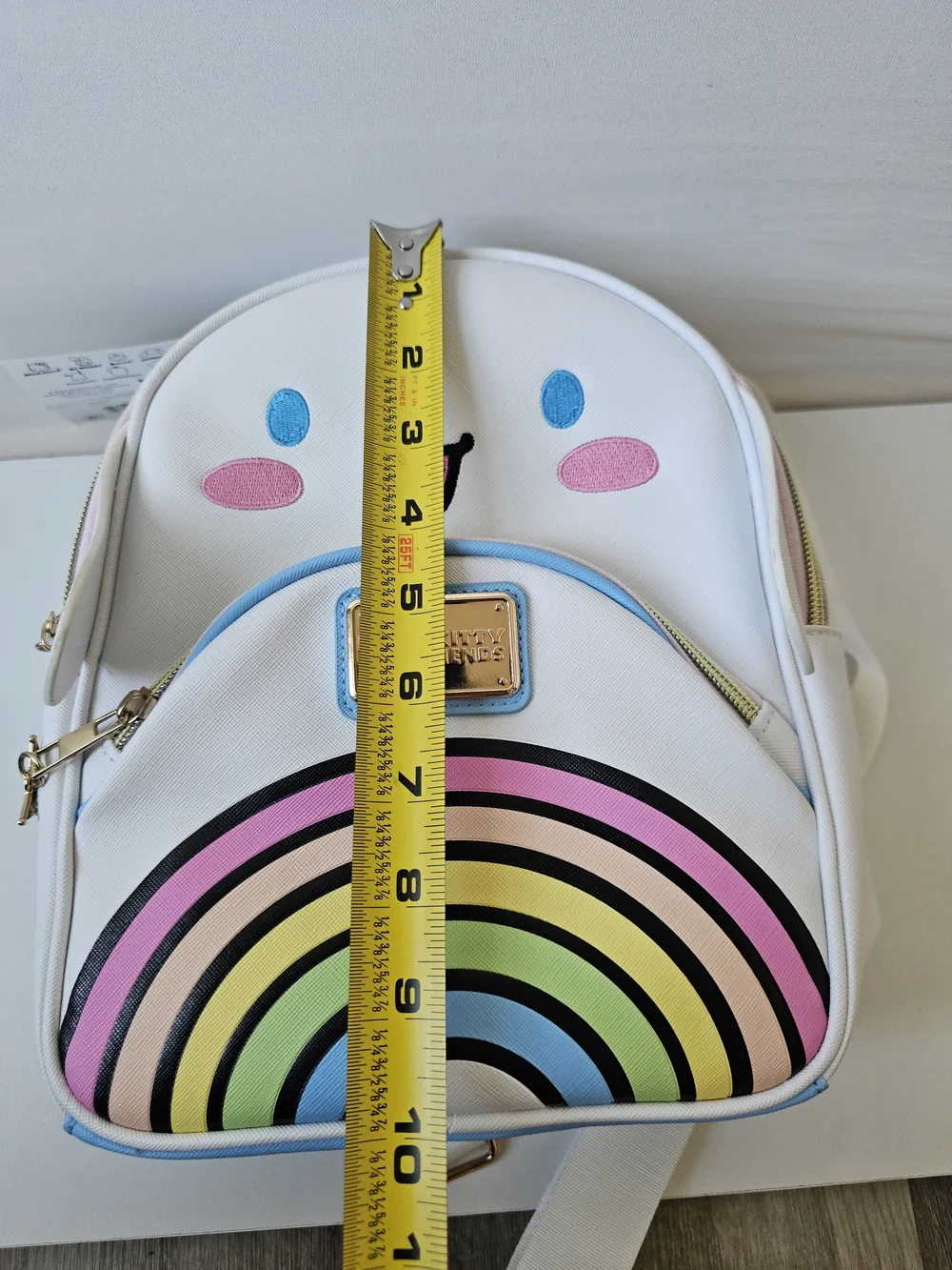 NWT Sanrio Cinnamoroll & Hello Kitty Rainbow Mini Backpack